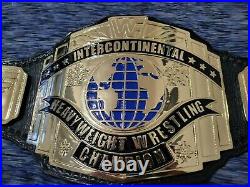 Classic WWF Intercontinental Championship. Real Leather. Deep Etch work