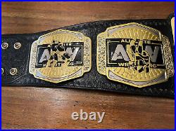Custom AEW Tag Team Championship Belt 4mm Zinc stacked plates NJPW, AEW, ROH
