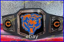 Custom CHICAGO BEARS Championship Wrestling Belt 2mm Brass Adult Size