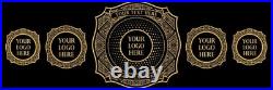 Custom Championship Belt Personalized Logo & Name, Sports Team, gifts, 4mm/2mm