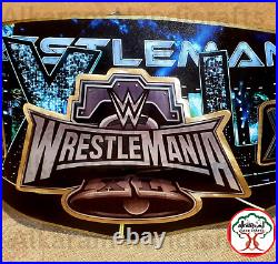 Custom Championship Belt WrestleMania Xl Wrestling Title Original Leather Strap