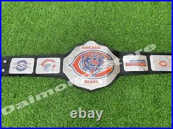 Custom Chicago Bears Championship Belt Adult Size 2MM Brass