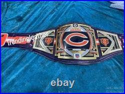 Custom Chicago Bears Championship Wrestling Belt American Football Fans NFL