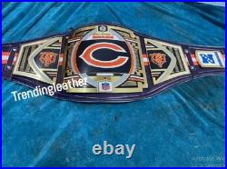 Custom Chicago Bears Championship Wrestling Belt American Football Fans NFL