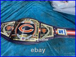 Custom Chicago Bears Championship Wrestling Belt American Football Fans NFL