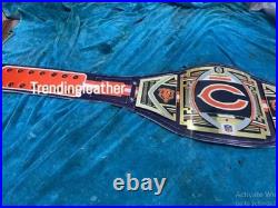 Custom Chicago Bears Championship Wrestling Belt American Football Fans NFL