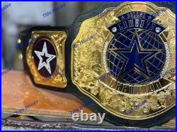Custom Dallas cowboy team World Championship Belt Adult Size 2MM Brass