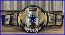 Custom Dallas cowboys Championship Title Belt Adult Size 2MM Brass
