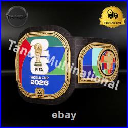 Custom FI, FA World Cup 2026 Legacy Championship Title Belt Wrestling 2mm Brass