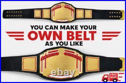 Custom Football Championship Belt Real Leather Championship Title Belt Adult 2mm