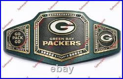 Custom Green Bay packers Championship Belt Replica Title Adult size 2mm Brass