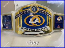 Custom L A Ram Championship Belt Replica Title Adult size 2mm Brass