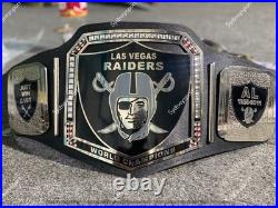 Custom Los Angeles Raiders Championship Title Belt Adult Size 2MM Brass