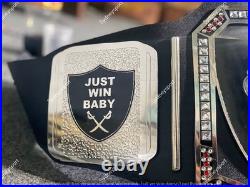 Custom Los Angeles Raiders Championship Title Belt Adult Size 2MM Brass