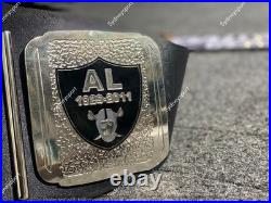 Custom Los Angeles Raiders Championship Title Belt Adult Size 2MM Brass
