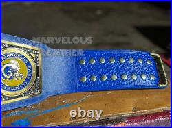 Custom Los Angeles Rams Championship Belt 2mm Brass Plates Adult Size Replica