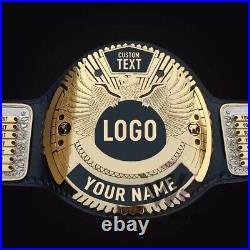 Custom Name And Logo Wrestling Championship Belt Adult Size Genuine Leather