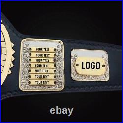 Custom Name And Logo Wrestling Championship Belt Adult Size Genuine Leather