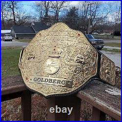 Custom Name WCW Big Gold World Heavyweight Wrestling Championship Replica Title