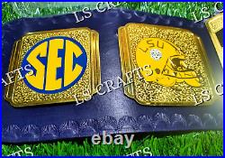 Custom New LSU Tigers Championship Wrestling Brass 2mm Belt