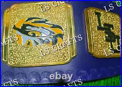 Custom New LSU Tigers Championship Wrestling Brass 2mm Belt