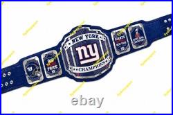 Custom New York Giants Championship Belt Adult Size 2MM Brass