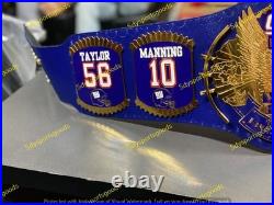 Custom New York Giants Championship Belt Replica Title Adult size 2mm Brass
