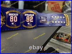 Custom New York Giants Championship Belt Replica Title Adult size 2mm Brass