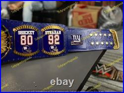 Custom New York Giants Championship Belt Replica Title Adult size 2mm Brass