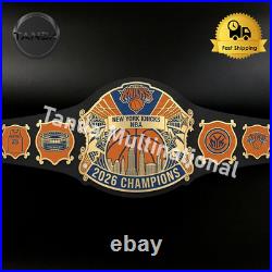 Custom New York Knicks Legacy 2026 Championship Title Belt Wrestling 2mm Brass