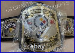Custom Pittsburgh Steelers Championship Belt Adult Size 2MM/ 4MM Brass & Zinc