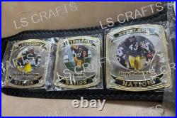 Custom Pittsburgh Steelers Championship Belt Adult Size 2MM/ 4MM Brass & Zinc