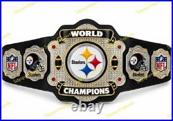 Custom Pittsburgh Steelers Championship Title Belt Adult Size 2MM Brass