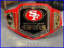 Custom San Francisco 49ers Championship Belt Title Adult size 2mm Brass