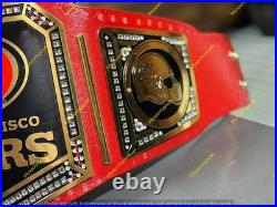 Custom San Francisco 49ers Championship Belt Title Adult size 2mm Brass