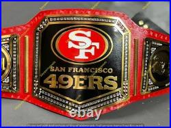 Custom San Francisco 49ers Championship Belt Title Adult size 2mm Brass