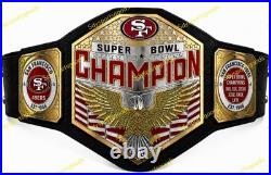 Custom San Francisco 49ers Championship Belt Title Adult size 4mm Brass