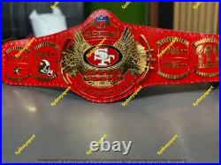 Custom San Francisco 49ers Wrestling Adult Size Championship Belt 2MM Brass