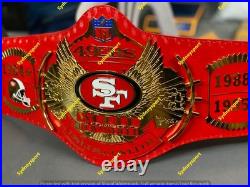 Custom San Francisco 49ers Wrestling Adult Size Championship Belt 2MM Brass