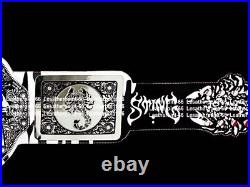 Custom Sting Big Gold Heavyweight Championship Belt Wrestling Title 2mm Zinc