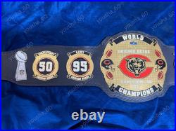 Custom Superbowl Chicago Bears Championship Belt 2mm Brass