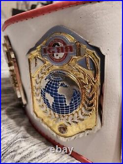 Custom Womens Championship Wrestling Title Belt 4mm Zinc Stacked Plates