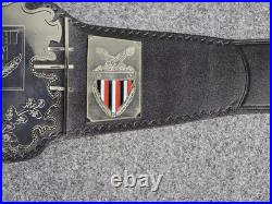 Custom Wrestling Championship Belt Personalized Faux Leather Trophy