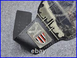 Custom Wrestling Championship Belt Personalized Faux Leather Trophy