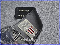 Custom Wrestling Championship Belt Personalized Faux Leather Trophy