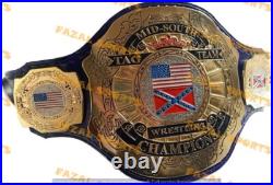 Customized Mid South Tag Team World Heavyweight Wrestling Championship belt 2mm Customized Mid South Tag Team World Heavyweight Wrestling Championship belt 2mm