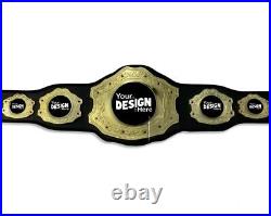 Customized Wrestling Football Academy Rewards Students Championship Title Belt