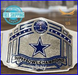 DALLAS COWBOYS NFL Championship Wrestling Belt 2mm Brass Adult Size