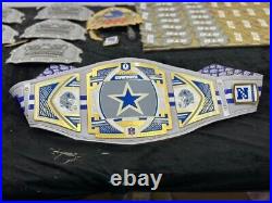 DALLAS COWBOYS NFL Championship Wrestling Belt 2mm ZINC Adult Size