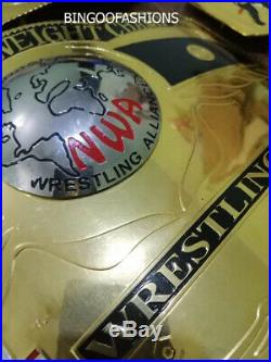 DOMED GLOBE NWA World Heavyweight Wrestling Championship Belt Adult Size